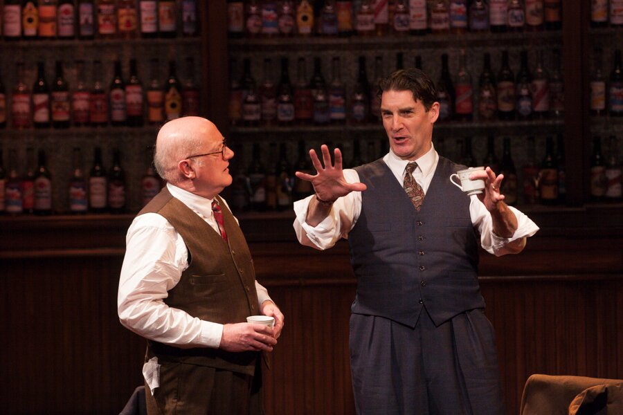 Dr. Bob (Steve Brady) and Bill W (Patrick Boll)